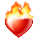 Burningheart — heart emoji for Slack & Discord