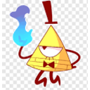 Bill Cipher — cartoon emoji for Slack & Discord