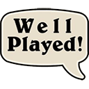 Well Played — text emoji for Slack & Discord