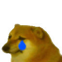 Cheems Cry — dog emoji for Slack & Discord