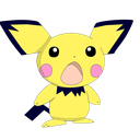 Pichu Surprised — pikachu emoji for Slack & Discord