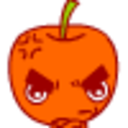 Orange Intense — cartoon emoji for Slack & Discord