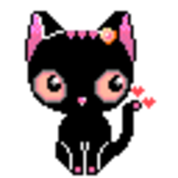 Black Kitty — cat emoji for Slack & Discord (Discord)