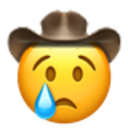 Crying Cowboy — crying emoji for Slack & Discord