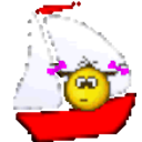 Seasick Sailing — boat emoji for Slack & Discord