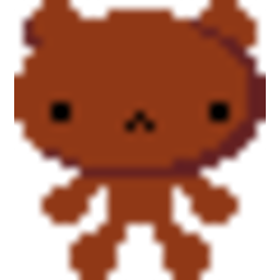 Brown Gummy Bear — cartoon emoji for Slack & Discord (Discord)