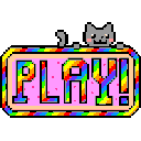 Nyancat Play — game emoji for Slack & Discord