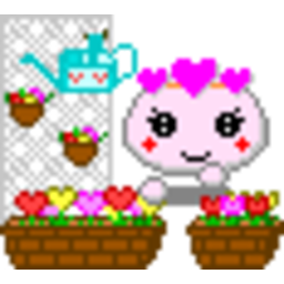 Pinkkao Garden — cartoon emoji for Slack & Discord (Discord)