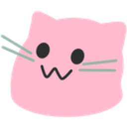 Meow Pink — cartoon emoji for Slack & Discord (Discord)