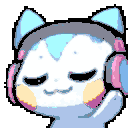 Neko Headphonesjam — cat emoji for Slack & Discord