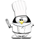 Chef Penguin — cartoon emoji for Slack & Discord