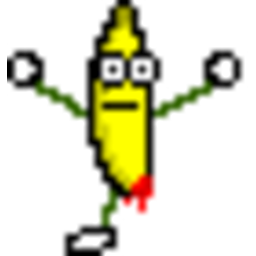 Banana 1leg — cartoon emoji for Slack & Discord (Discord)