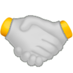 Handshake Gloves — hand-gesture emoji for Slack & Discord (Discord)
