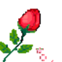 Rose Sparkle — cartoon emoji for Slack & Discord