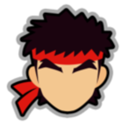 Smash Ryu — cartoon emoji for Slack & Discord (Discord)