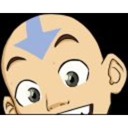 Aang Airbender — cartoon emoji for Slack & Discord (Discord)