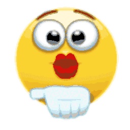 Flying Kiss — cartoon emoji for Slack & Discord (Discord)