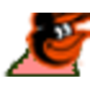 Orioles Parrot — cartoon emoji for Slack & Discord