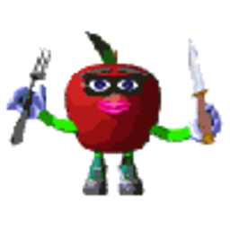 Apple Hungry — cartoon emoji for Slack & Discord (Discord)