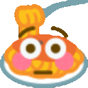Spaghetti Flushed — cartoon emoji for Slack & Discord