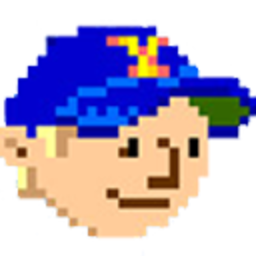 Yahoo Games Boybluehat — pixel-art emoji for Slack & Discord (Discord)