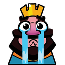 Kingcrying — cartoon emoji for Slack & Discord
