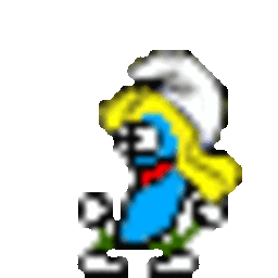 Bananadance Smurf — cartoon emoji for Slack & Discord (Discord)