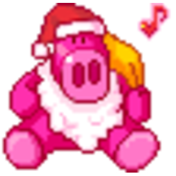 Santa Pig — cartoon emoji for Slack & Discord (Discord)