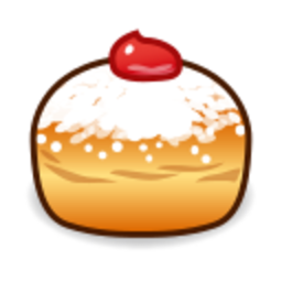 Jellyfilled Donut — cartoon emoji for Slack & Discord (Discord)