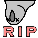 Rip Parrot — logo emoji for Slack & Discord