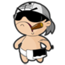 Dangerous Baby — cartoon emoji for Slack & Discord (Discord)