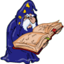 Wizard Read — cartoon emoji for Slack & Discord