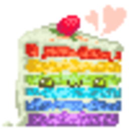 Rainbow Cake — food emoji for Slack & Discord (Discord)