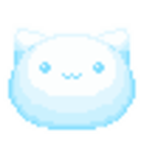 Jelly Kitty Blue — cute emoji for Slack & Discord