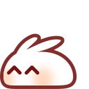Bunnyhd Happy — cartoon emoji for Slack & Discord