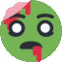 Zombie 3 — cartoon emoji for Slack & Discord