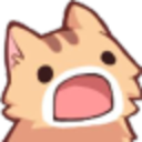 Neko Gasp — cartoon emoji for Slack & Discord