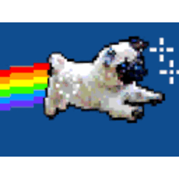 Nyan Pug — cartoon emoji for Slack & Discord (Discord)