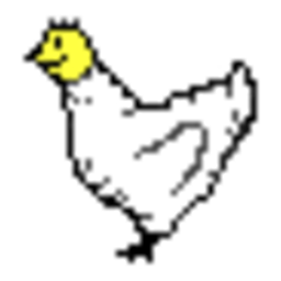 Chicken Lay Egg — cartoon emoji for Slack & Discord (Discord)