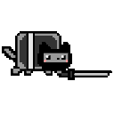 Nyancat Ninja — cartoon emoji for Slack & Discord