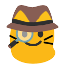 Meow Detective — cartoon emoji for Slack & Discord