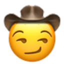 Smirking Cowboy — emoji emoji for Slack & Discord
