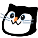 Meow Penguin — cartoon emoji for Slack & Discord