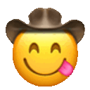 Yummy Cowboy — cartoon emoji for Slack & Discord