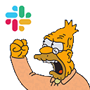 Old Man Yells At Slack 2 — cartoon emoji for Slack & Discord