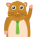 Moxiereaderhamster — cartoon emoji for Slack & Discord