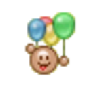 Balloons Fly — cartoon emoji for Slack & Discord