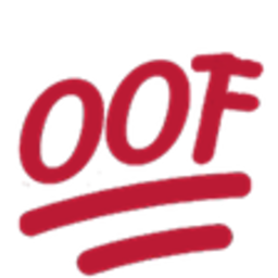 Ooof — text emoji for Slack & Discord (Discord)