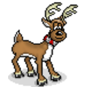 Reindeer — cartoon emoji for Slack & Discord