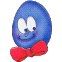 Egg Bowtie — cartoon emoji for Slack & Discord (Discord)